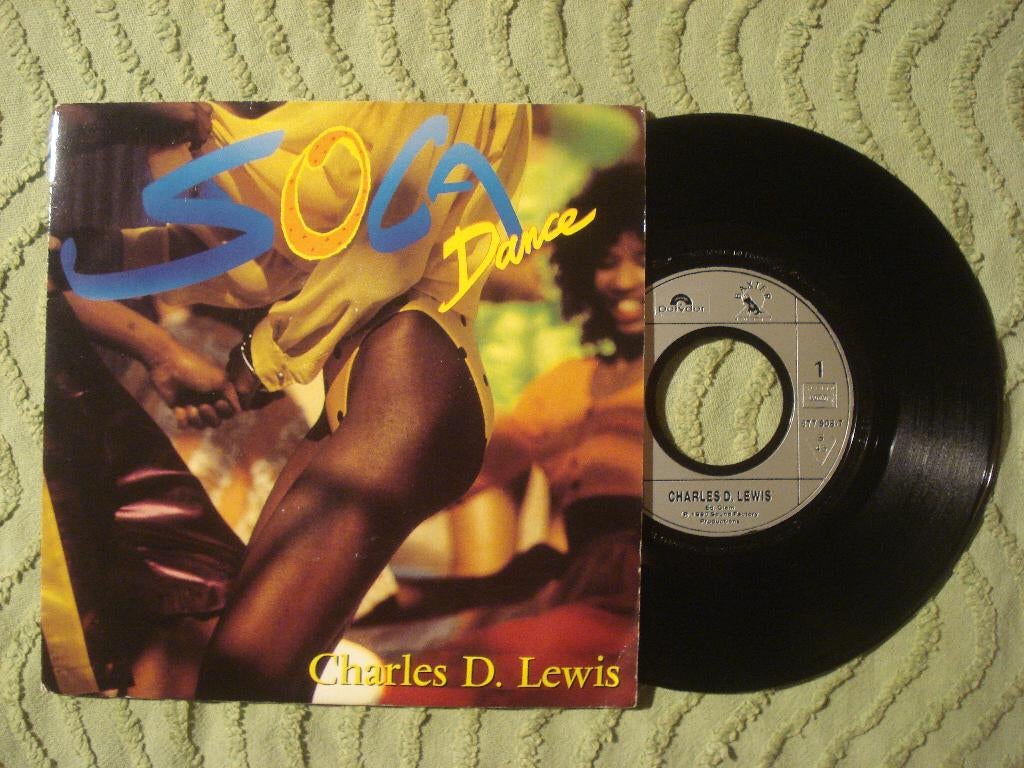 Charles D Lewis 7" Vinyl Single: ‘Soca Dance’ (Frankrijk), Cd's en Dvd's, Vinyl Singles, Zo goed als nieuw, Single, Latin en Salsa