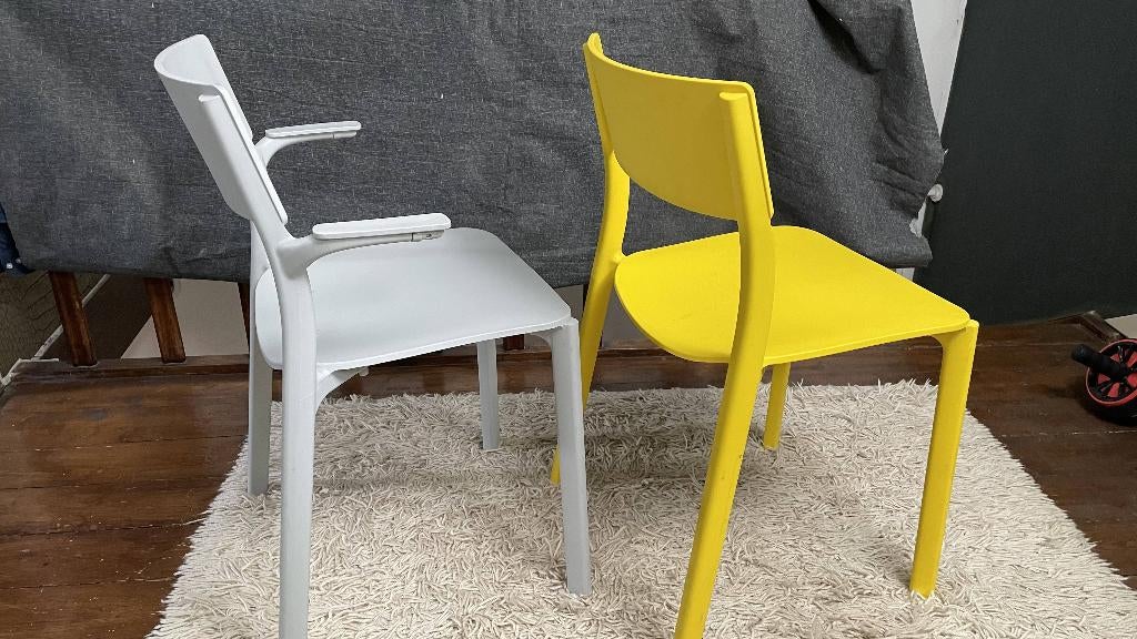 Kunststof stoelen, Ophalen, Kunststof, Overige kleuren, Zo goed als nieuw