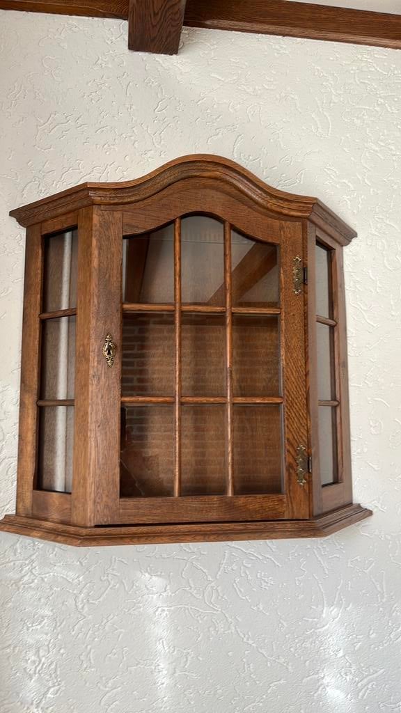 Houten hangkastje, Ophalen, Met plank(en), 50 tot 100 cm, Zo goed als nieuw