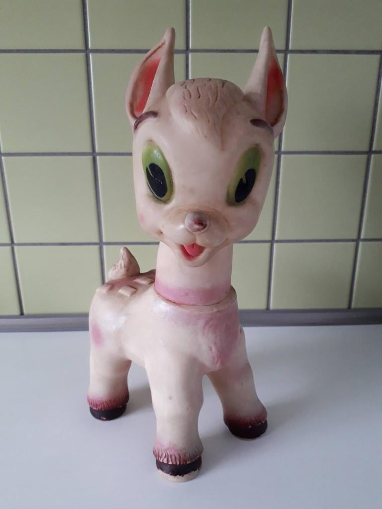 bambi            jugasa       walt disney        piepfiguur, Antiek en Kunst, Antiek | Speelgoed, Ophalen of Verzenden