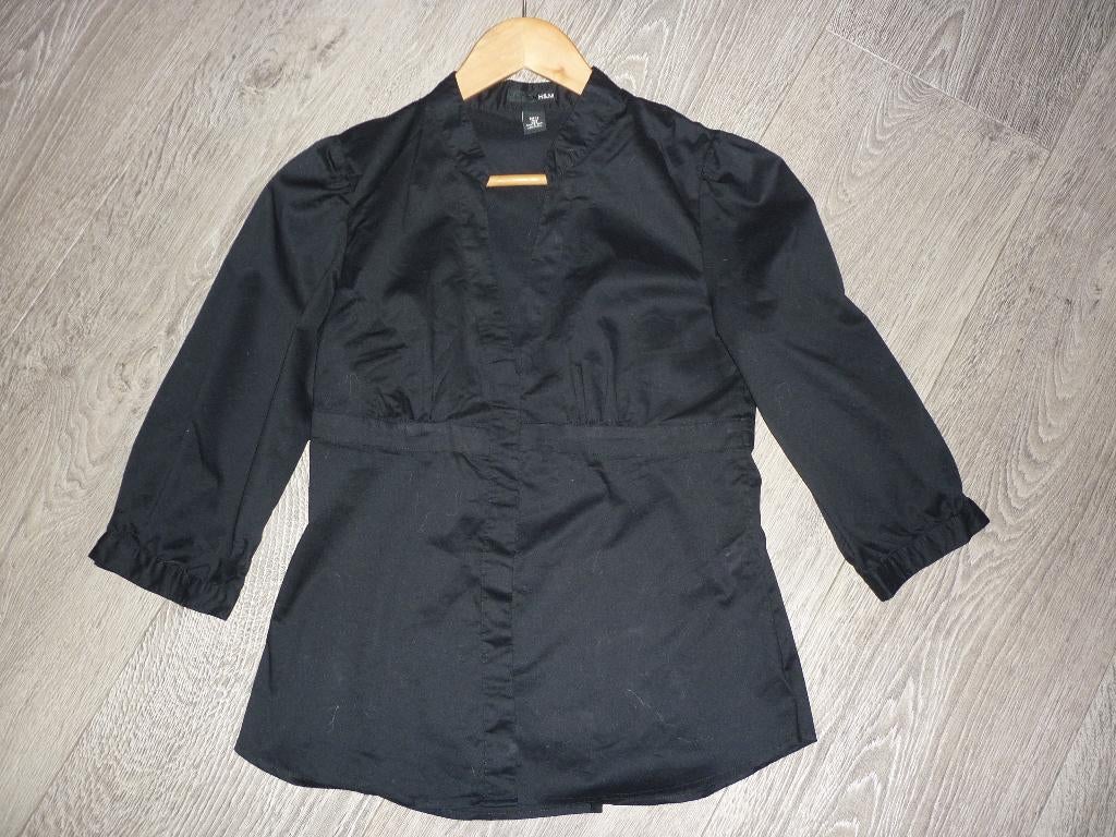 Leuke zwarte blouse maat 38, Ophalen of Verzenden, Zo goed als nieuw, Maat 38/40 (M), Zwart