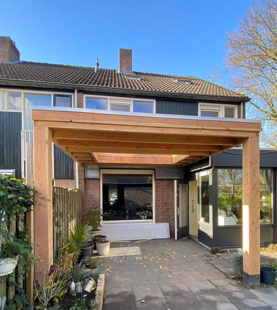 Douglas overkapping te koop. Z.g.a.n., Tuin en Terras, Overkappingen, Ophalen, Veranda