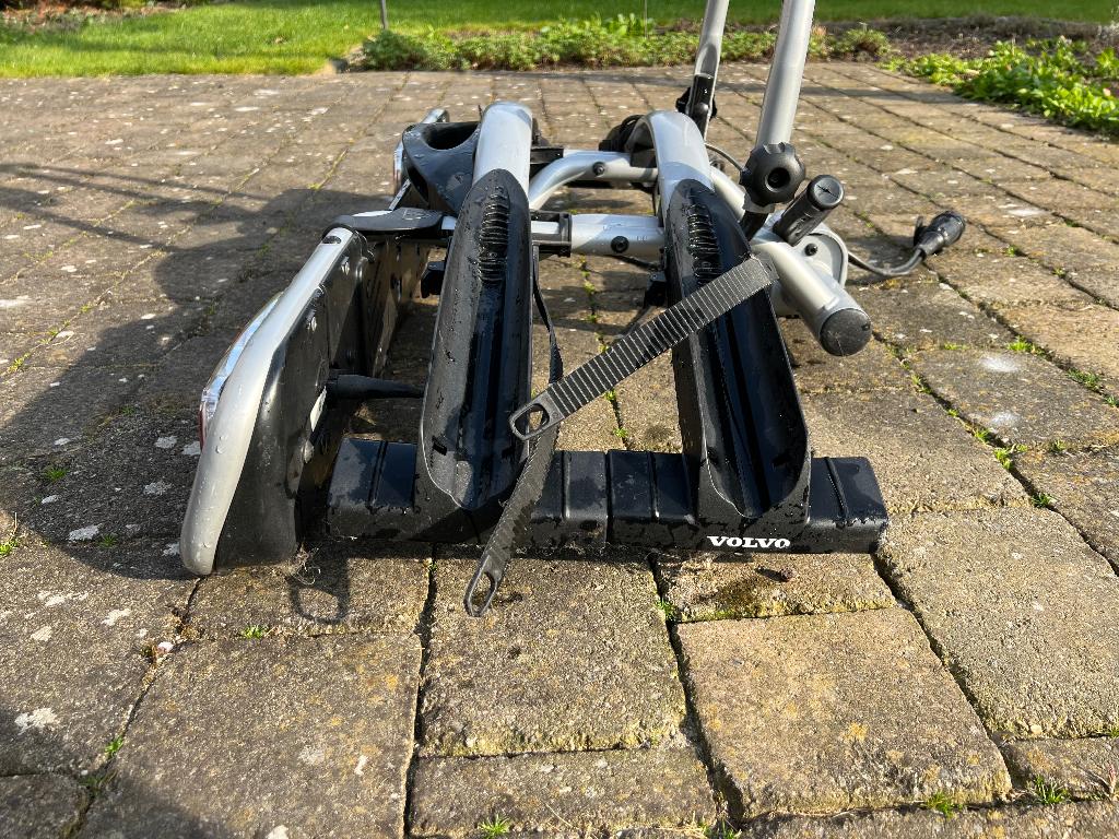 Volvo fietsendrager, Ophalen, Gebruikt