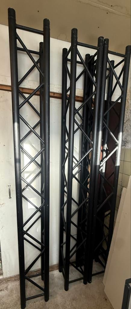3x FORTEX FX34-L250 Vierkant Truss 250 cm Zwart, Muziek en Instrumenten, Licht en Laser, Gebruikt, Overige typen, Ophalen