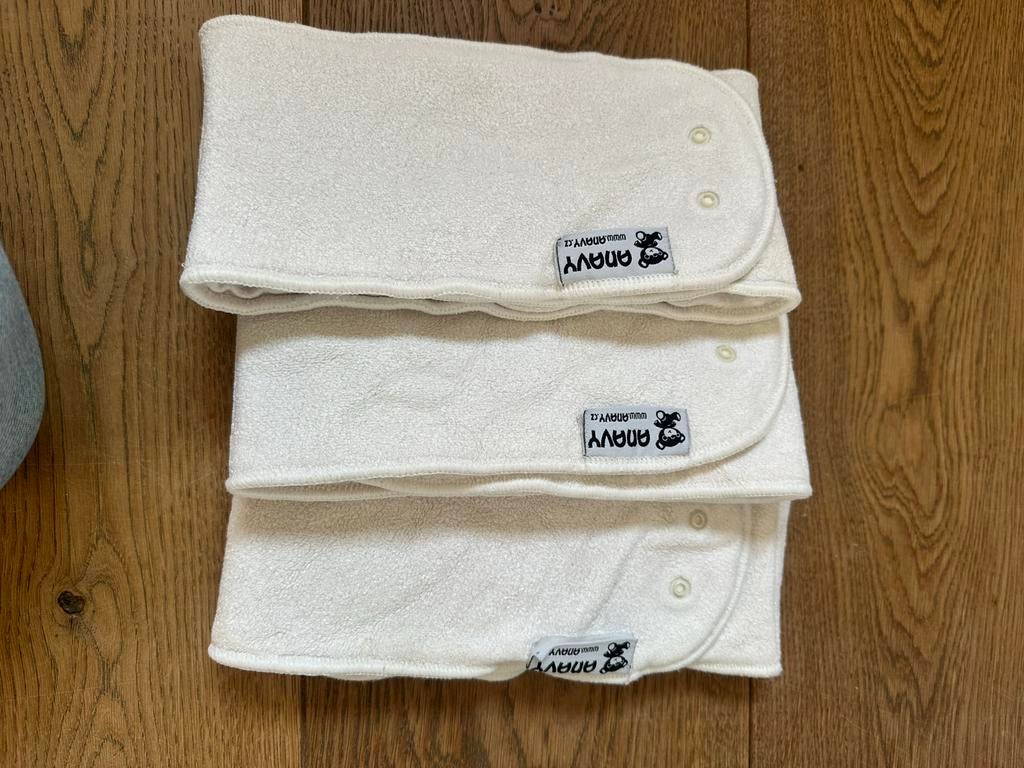 7 inleggers voor nachtluier: 1x Huda, 6x Anavy, Ophalen, Gebruikt, Jongetje of Meisje