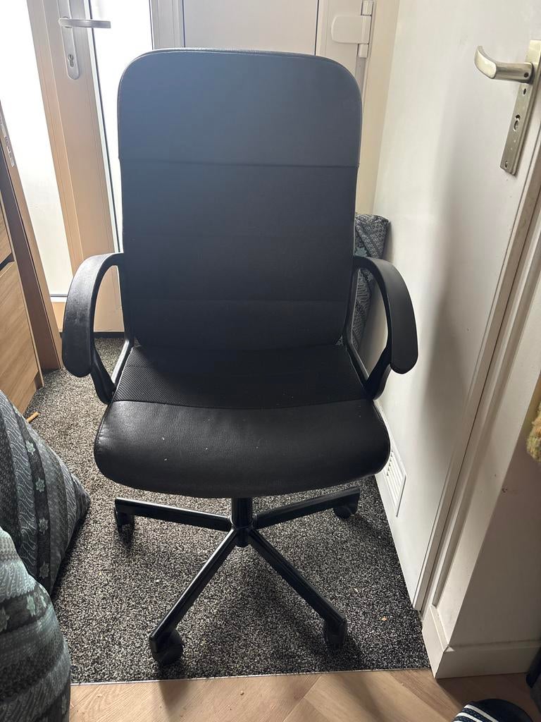 IKEA Renberget Bureaustoel - Zwart, Huis en Inrichting, Bureaustoelen, Ophalen, Gebruikt, Zwart, Bureaustoel