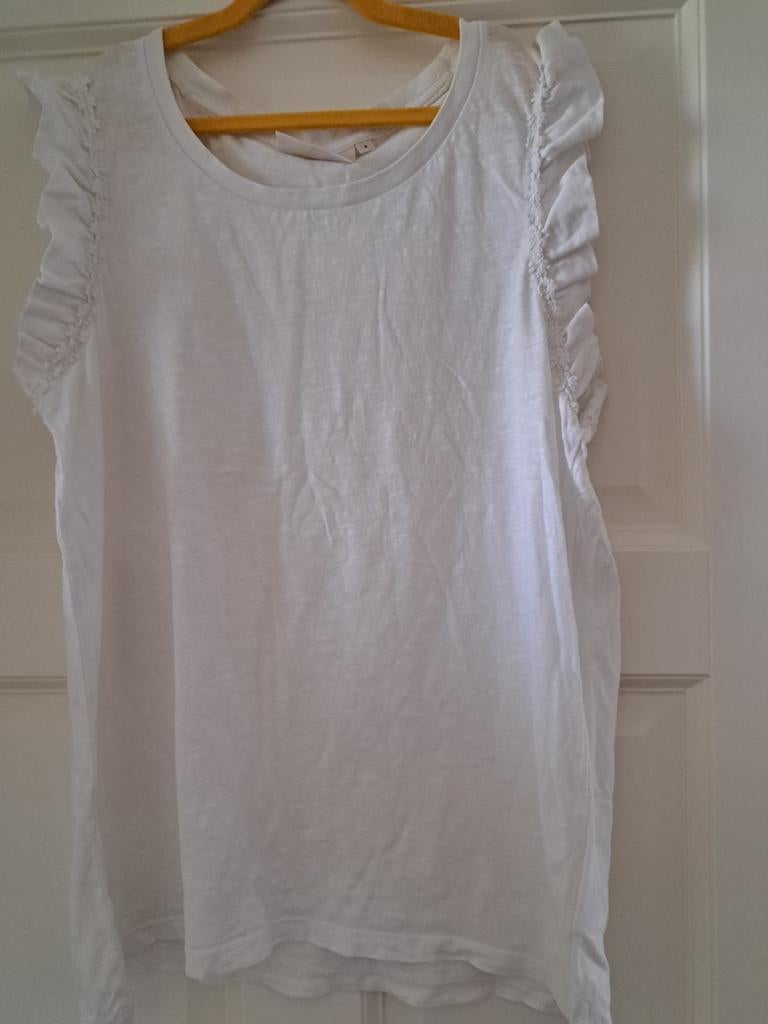 Fabienne Chapot Top, Wit, Ophalen of Verzenden, Zo goed als nieuw, Maat 36 (S)