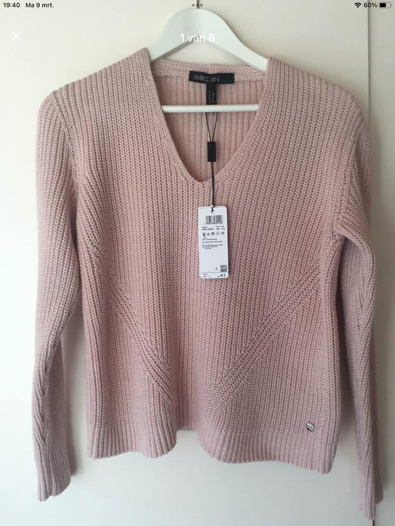 Marccain,Marc Cain trui N3(36/38) met prijskaartje 229€, Ophalen of Verzenden, Zo goed als nieuw, Maat 38/40 (M), Roze