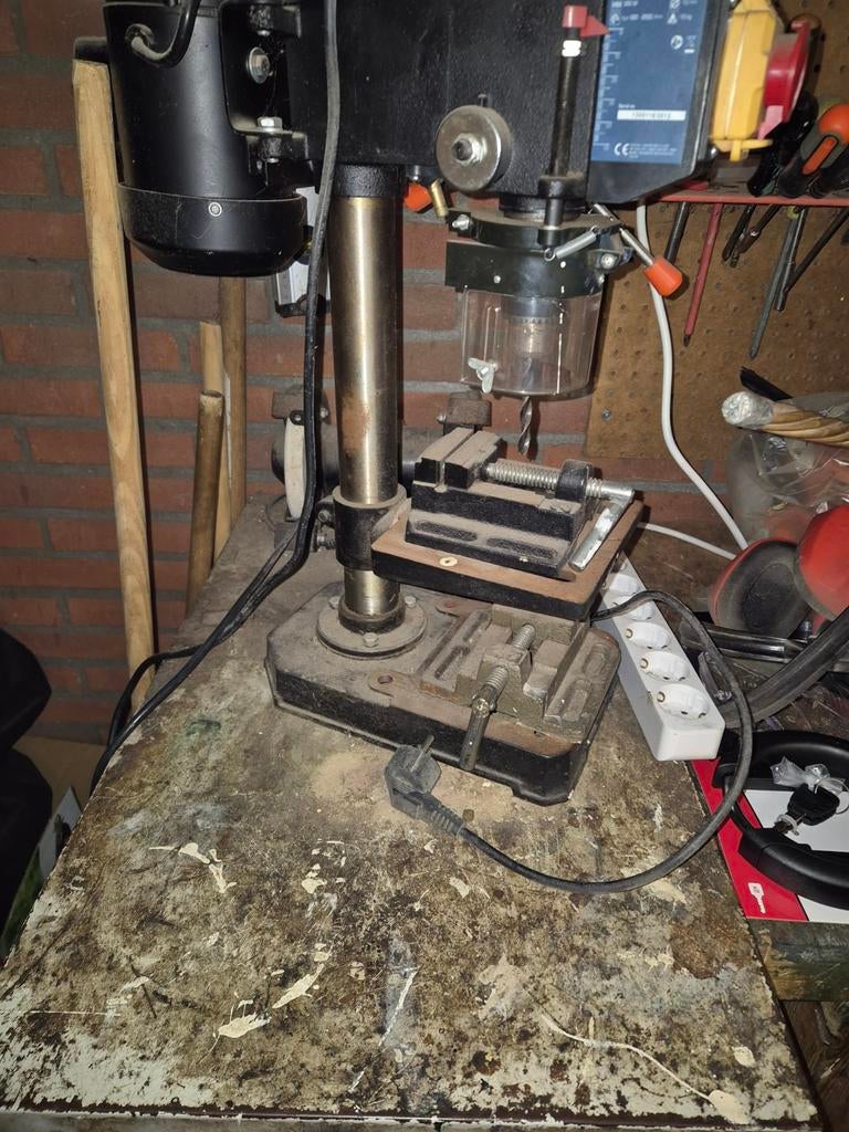 Goede kolom boormachine merk ferm, Ophalen of Verzenden, Zo goed als nieuw, Boormachine