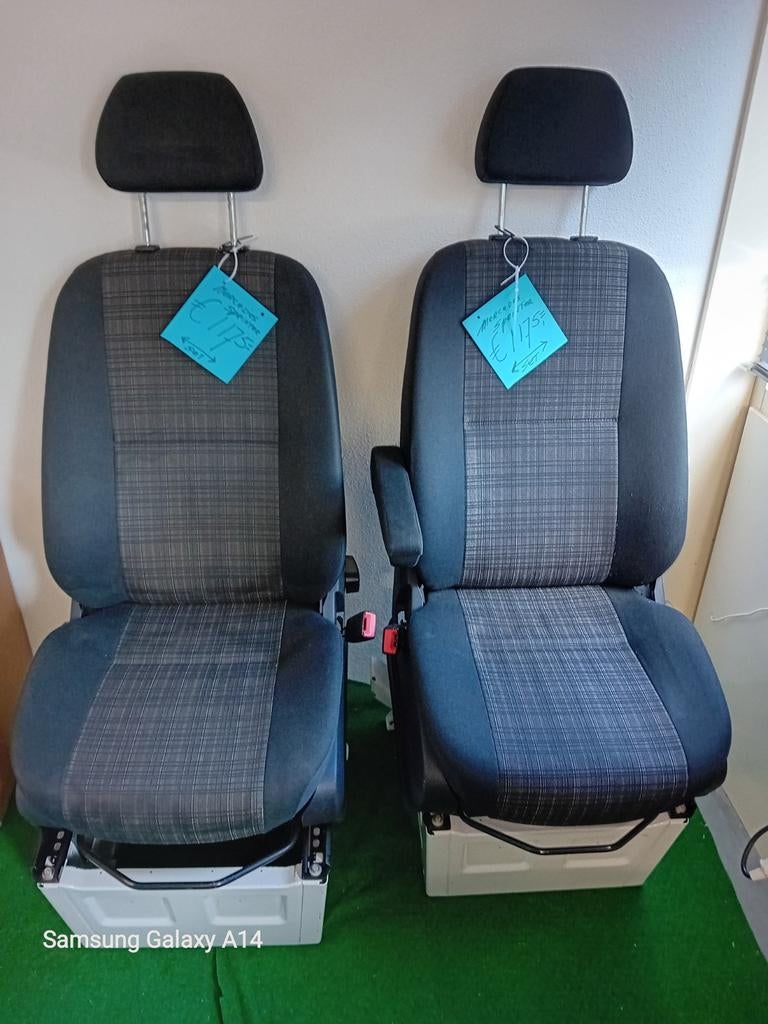 Mercedes sprinter set met armlegger en hoogte verstelling, Ophalen