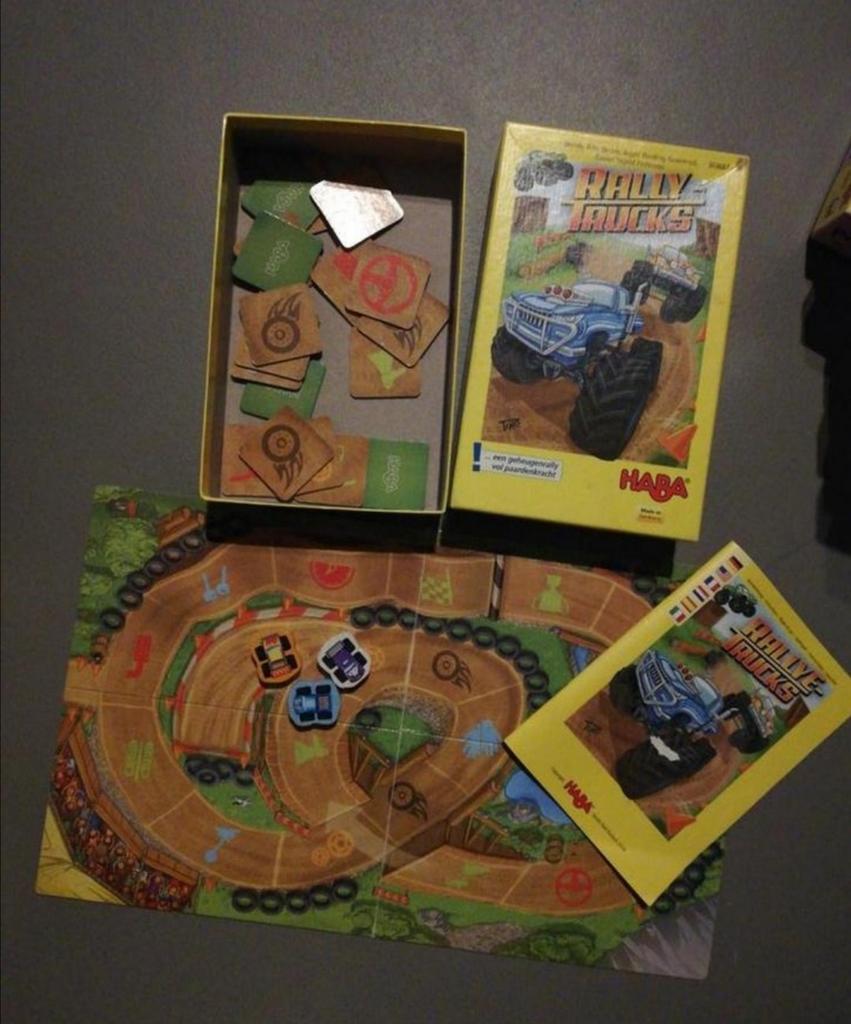 Rally trucks, haba spel, Een of twee spelers, Ophalen of Verzenden, Zo goed als nieuw