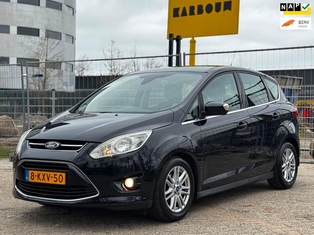 Ford C-Max 1.0 Titanium|PARKPILOT|6BAK|PSENSOR|AIRCO|CRUISE|, Euro 5, 125 pk, Gebruikt, Start-stop-systeem