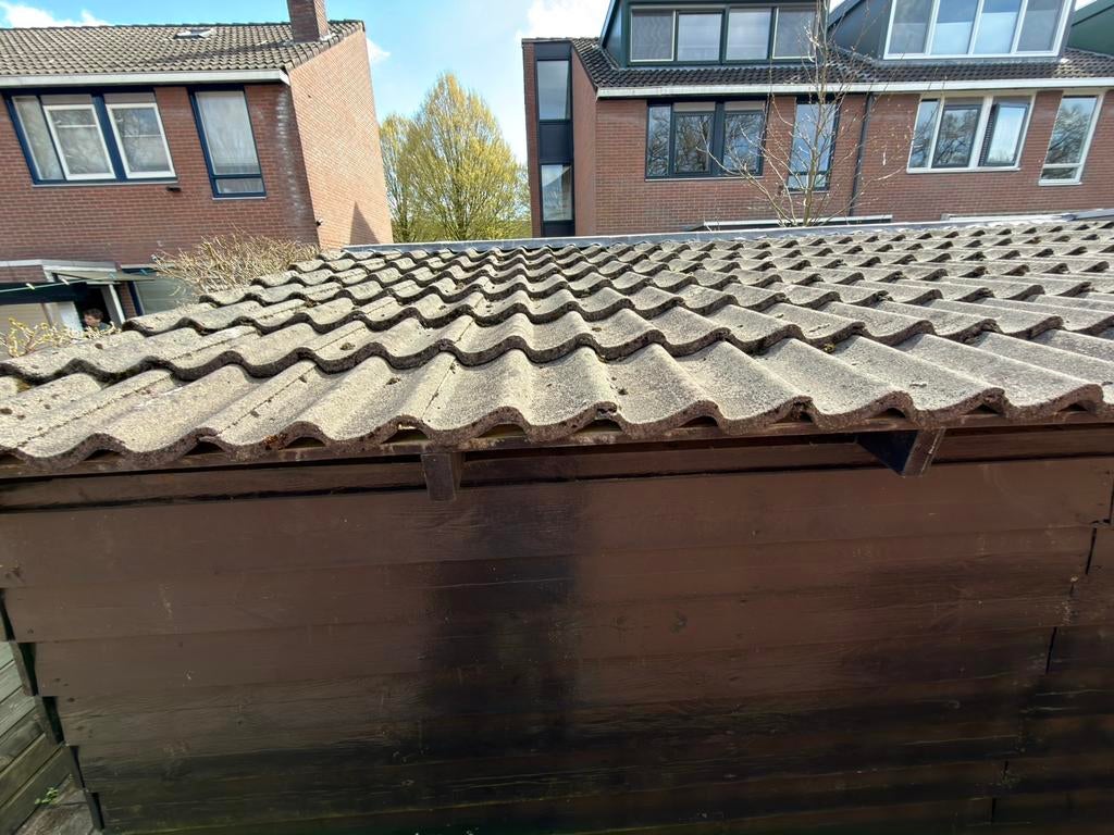 *GRATIS* sneldek dakpannen, Ophalen, Steen of Klei, Zo goed als nieuw, 15 m² of meer