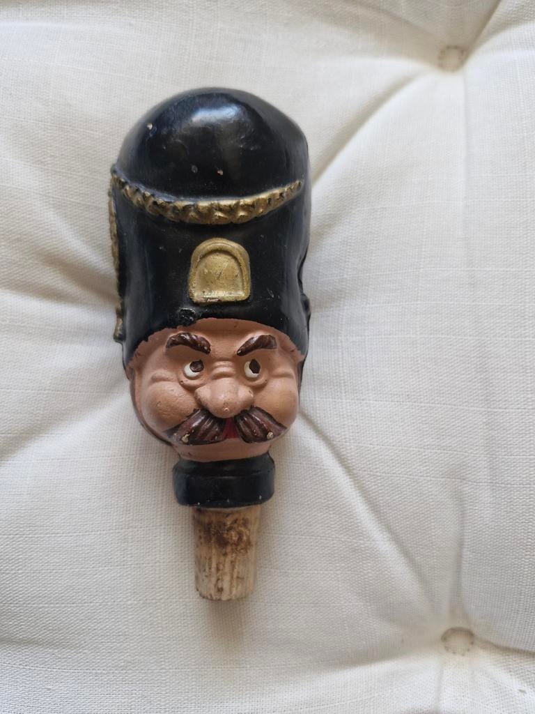 Antieke oude flessenstopper. Stop. Kurk. Flessenstop., Ophalen of Verzenden