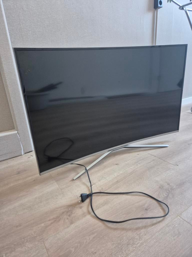 Samsung curved tv 43 inch, Ophalen, 50 Hz, Zo goed als nieuw, Samsung