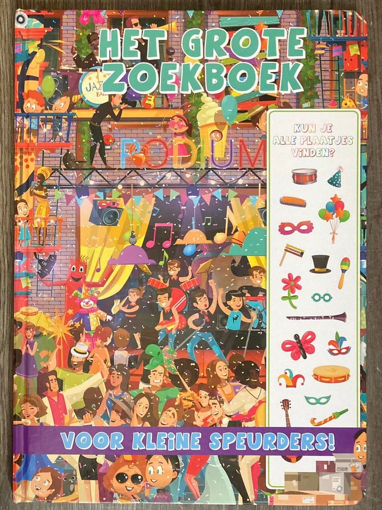 HET GROTE ZOEKBOEK voor kleine speurders! PODIUM, Boeken, Ophalen of Verzenden, Gelezen