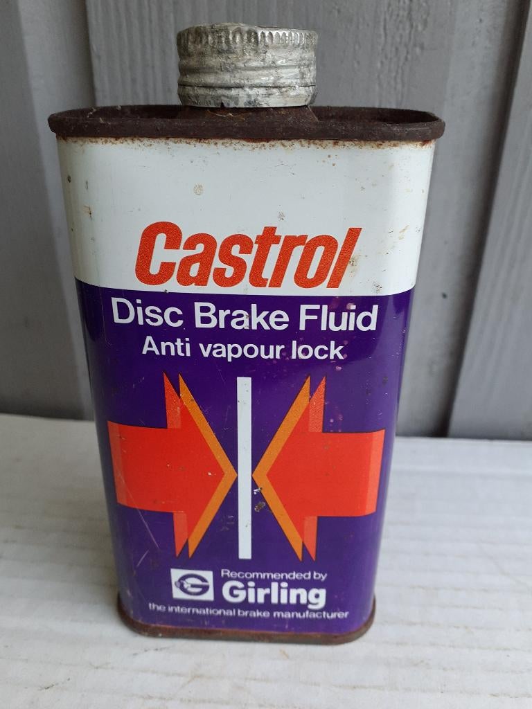 Castrol blikje, Verzamelen, Ophalen of Verzenden, Zo goed als nieuw, Verpakking