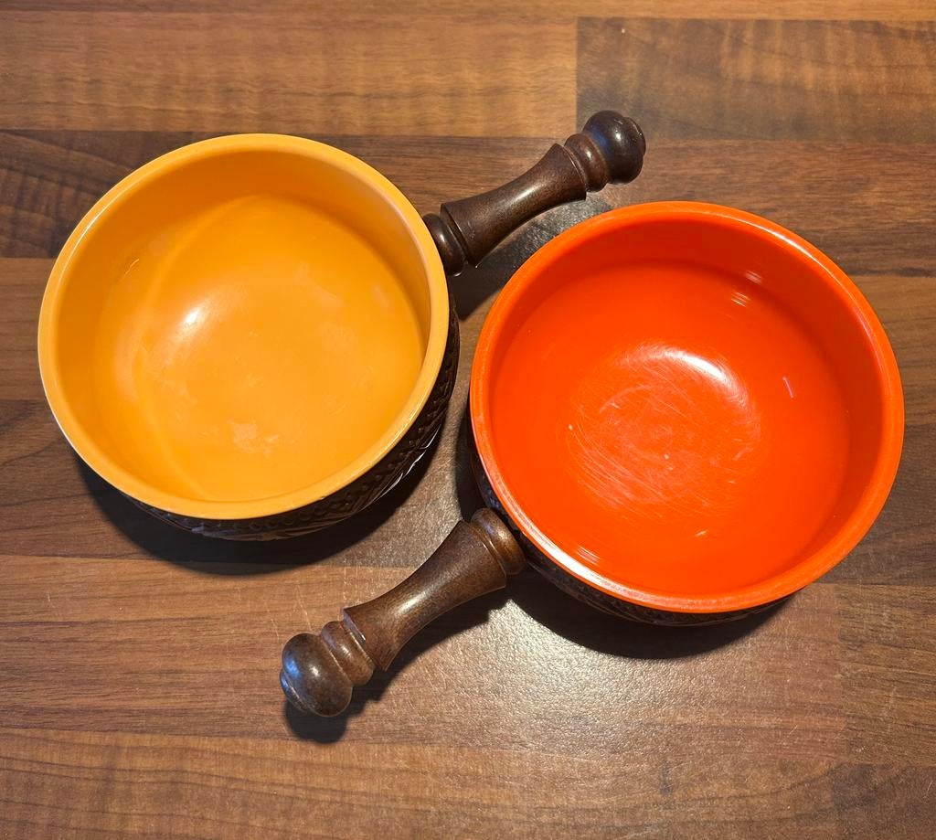 Vintage Esma snack  schaaltjes 2st., Ophalen of Verzenden, Overige typen