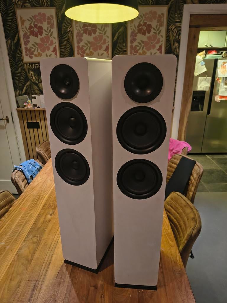 Argon Audio Alto55 Vloerstaande Luidsprekers - Wit, Overige merken, Ophalen of Verzenden, Zo goed als nieuw, 60 tot 120 watt