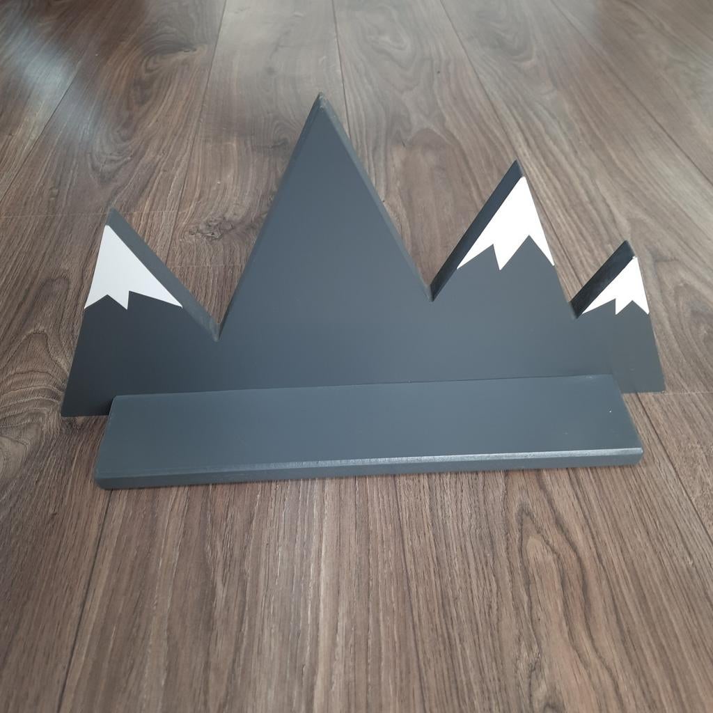 Handgemaakt plankje bergen, Ophalen of Verzenden, Zo goed als nieuw, Wanddecoratie