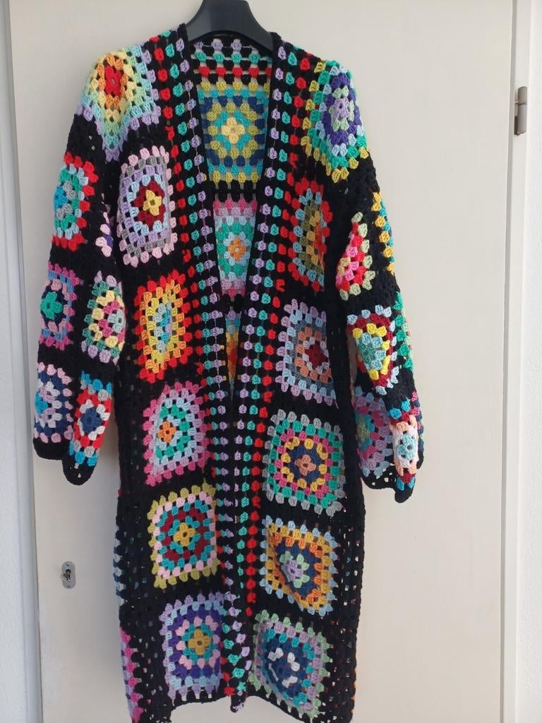 Gehaakt vest (granny square vest)nieuw maat M, Ophalen of Verzenden, Nieuw, Maat 38/40 (M)
