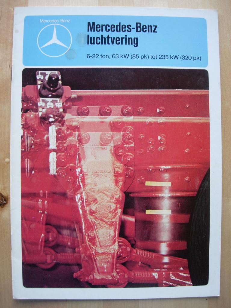 Mercedes Luchtvering Brochure 1978 LPL 709 t/m 2232 LS, Zo goed als nieuw, Mercedes-Benz, Mercedes, Ophalen of Verzenden