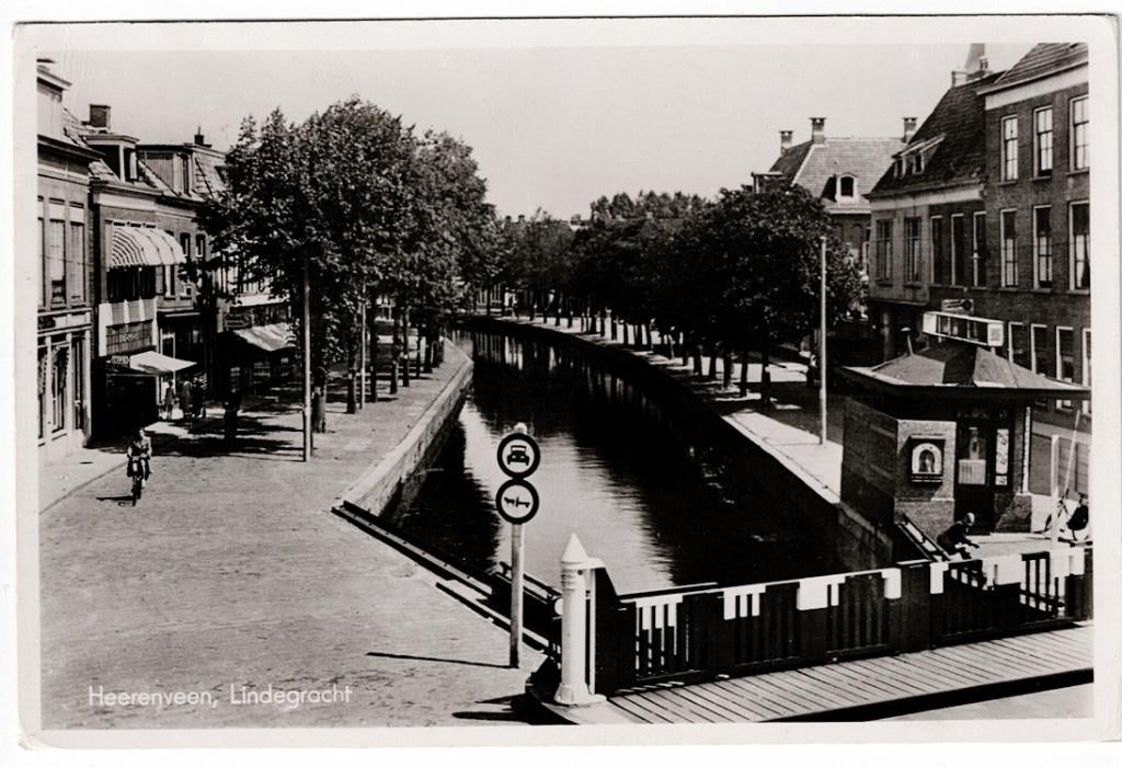 Heerenveen 1948. De Lindegracht., Verzamelen, Ophalen of Verzenden, 1940 tot 1960, Gelopen, Friesland