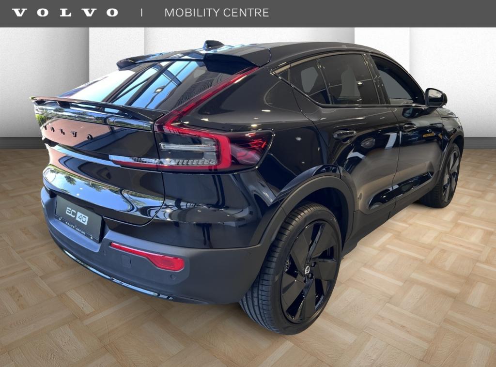 Volvo EC40 Extend. Ultra Black Ed. 82 kWh | DEMO | 20" LMV |, Auto's, Volvo, 0 cilinders, Gebruikt, Zwart, Origineel Nederlands