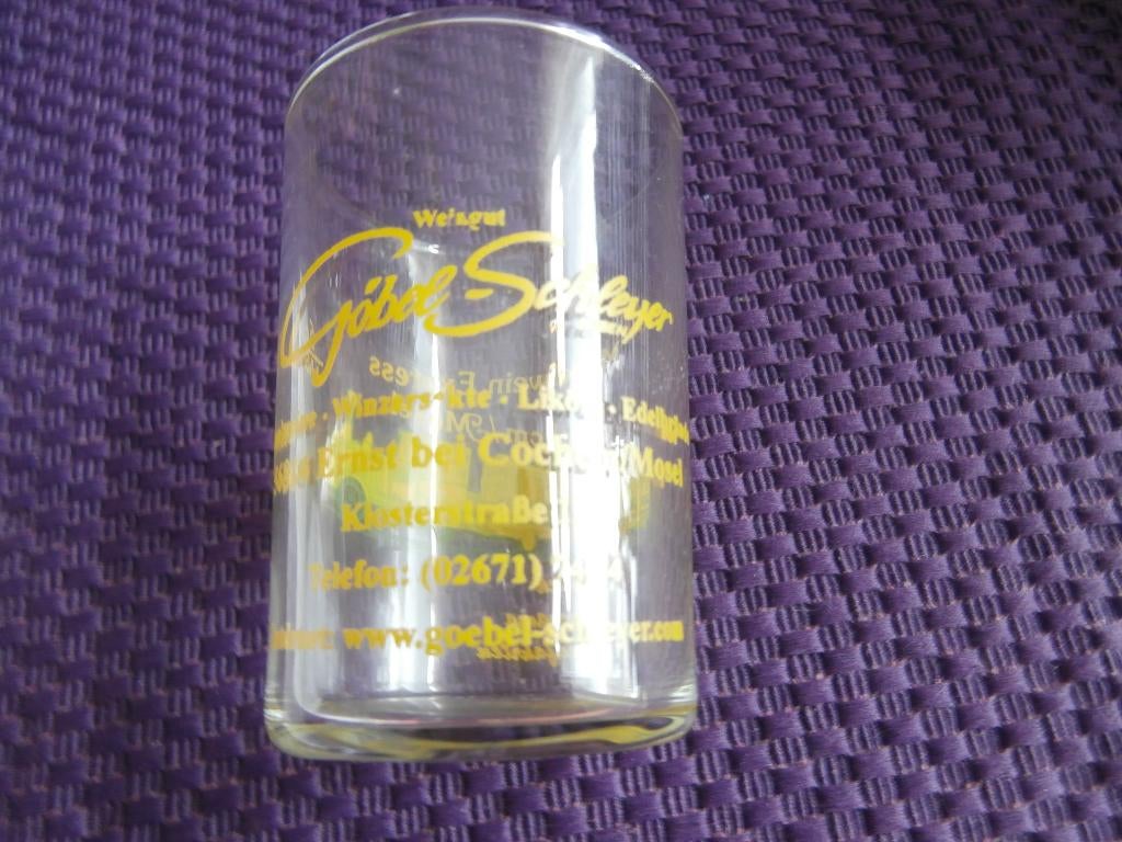 likeurglas glas moezelwijn Cochem Mosel wijnglas borrelglas, Ophalen of Verzenden, Zo goed als nieuw, Overige typen