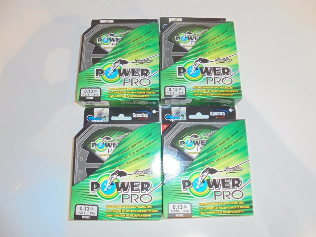 Power Pro Gevlochten lijn 275m 0,13mm en 0,10mm Made in USA, Ophalen of Verzenden, Nieuw, Vislijn