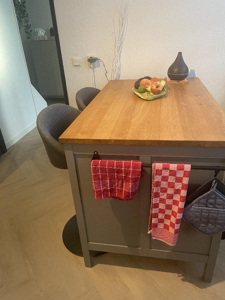 keukeninrichting/ ikea eiland, Ophalen, Overige typen, Zo goed als nieuw, Hout
