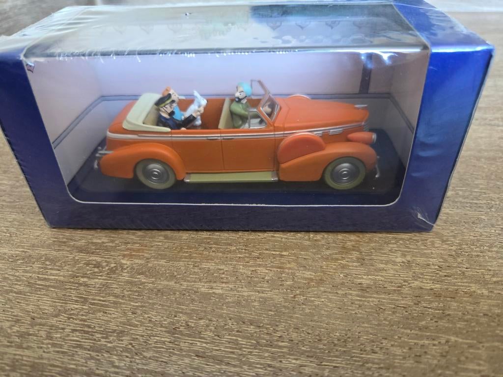 Kuifje in Tibet - Cadillac Fleetwood 1938 modelauto, Ophalen of Verzenden