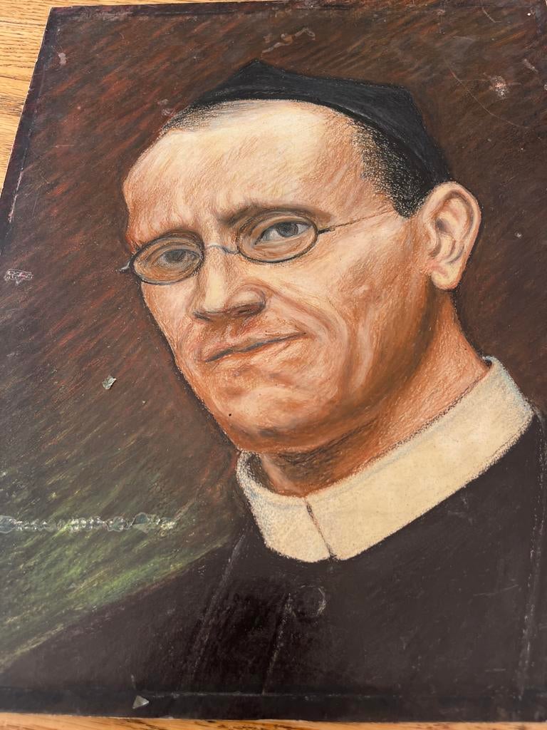 Schilderij Frater Andreas van Tilburg, Antiek en Kunst, Ophalen of Verzenden