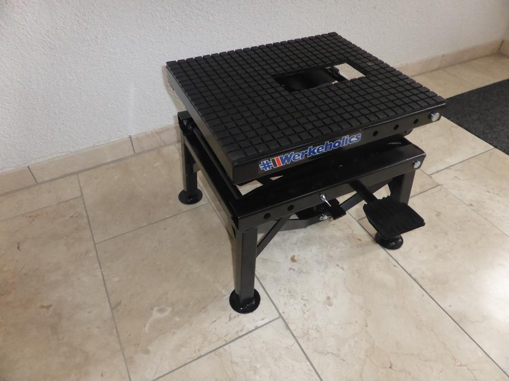 Heftafel motorfiets compleet, Ophalen