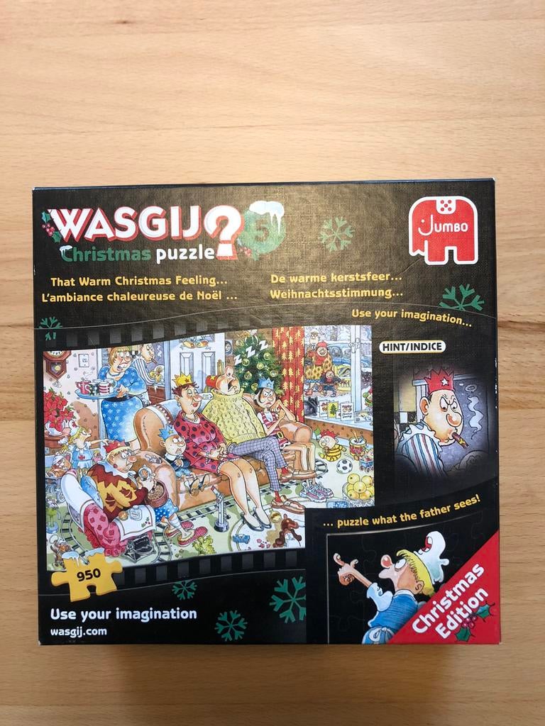 Wasgij puzzel 950 stukjes - christmas 5, Ophalen, 500 t/m 1500 stukjes, Zo goed als nieuw