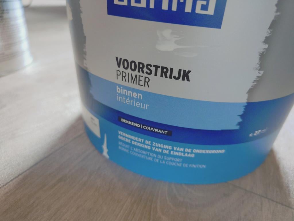 Voorstrijk Primer Binnen - Dekkend, Wit, Nieuw, Ophalen of Verzenden, Verf
