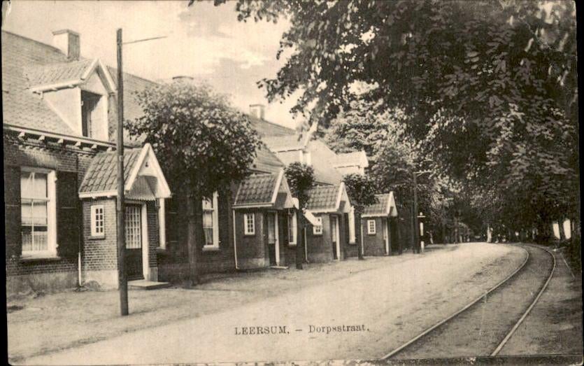 Leersum - Dorpsstraat, Ophalen of Verzenden, 1920 tot 1940, Gelopen, Utrecht