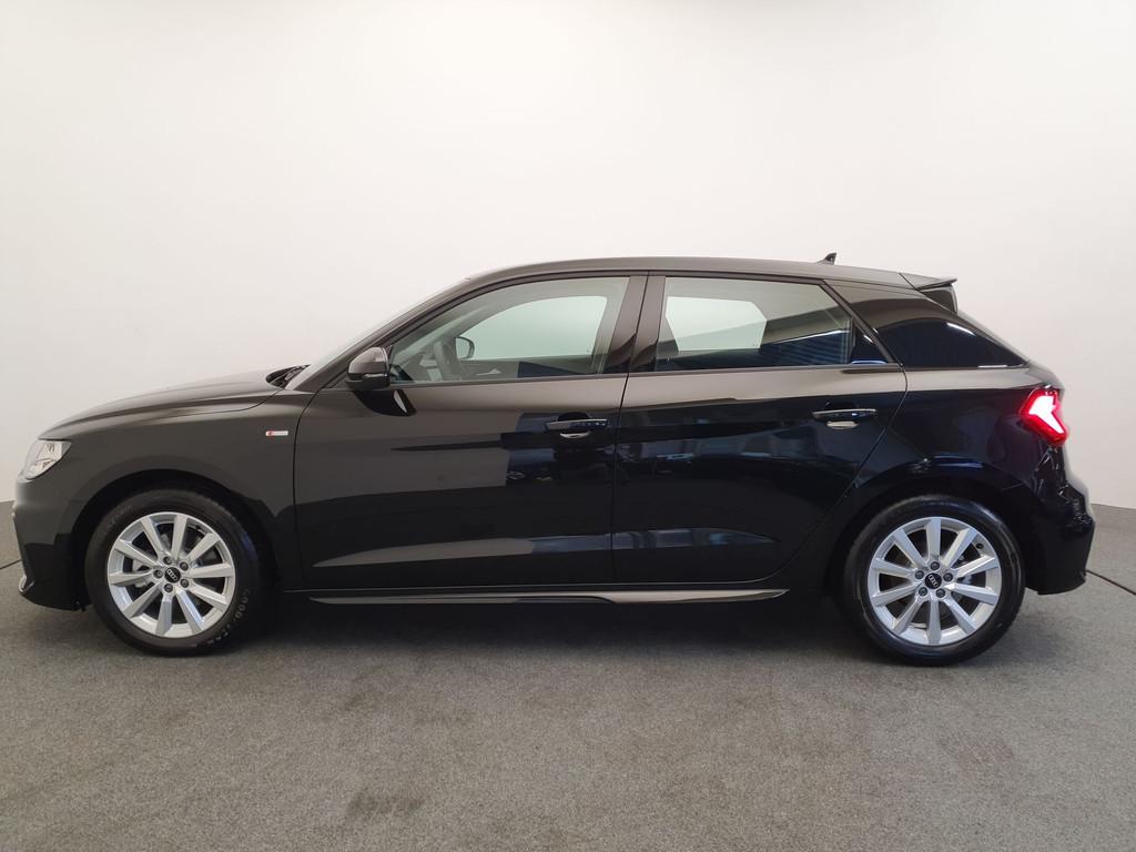 Audi A1 Sportback 30 TFSI 110pk S-Tronic S-Line Cruise contr, 12 maanden, Stof, Zwart, Bedrijf