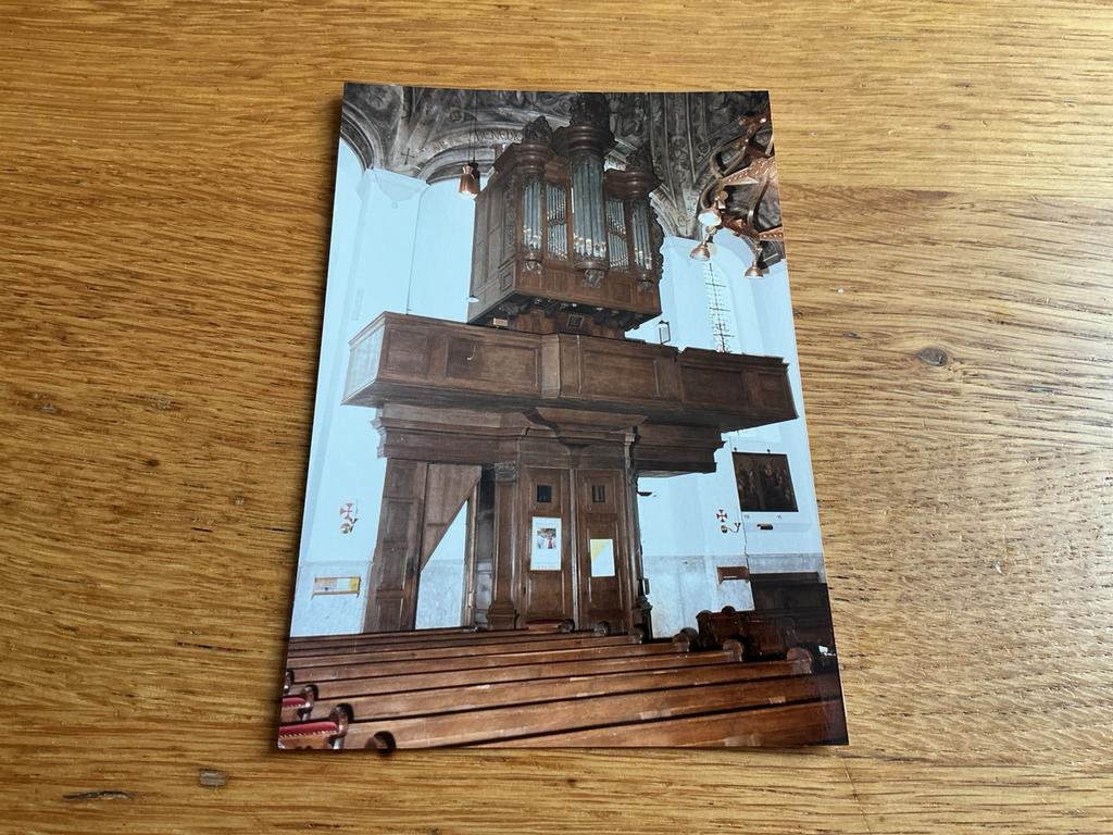 C2721 Ravenstein kerk plakresten, Ophalen of Verzenden, 1960 tot 1980, Overige onderwerpen