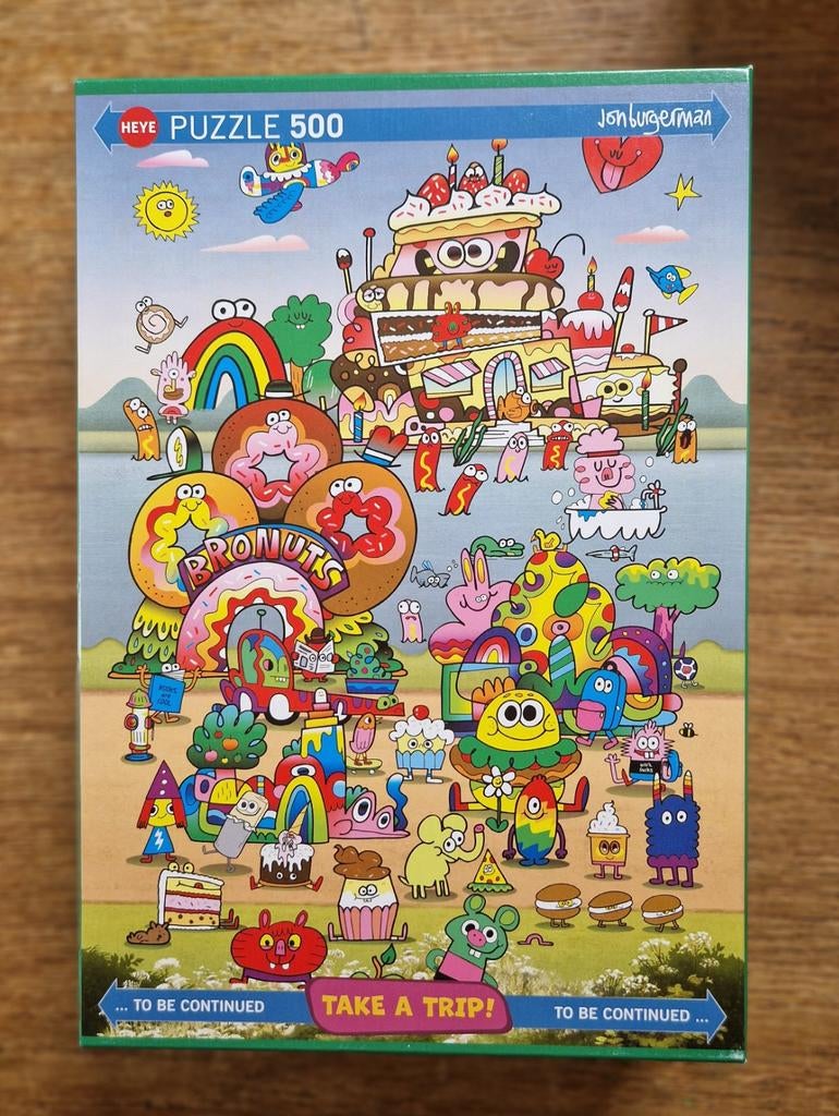Heye. Take a trip! 500 stukjes., Hobby en Vrije tijd, Denksport en Puzzels, Ophalen of Verzenden, Zo goed als nieuw