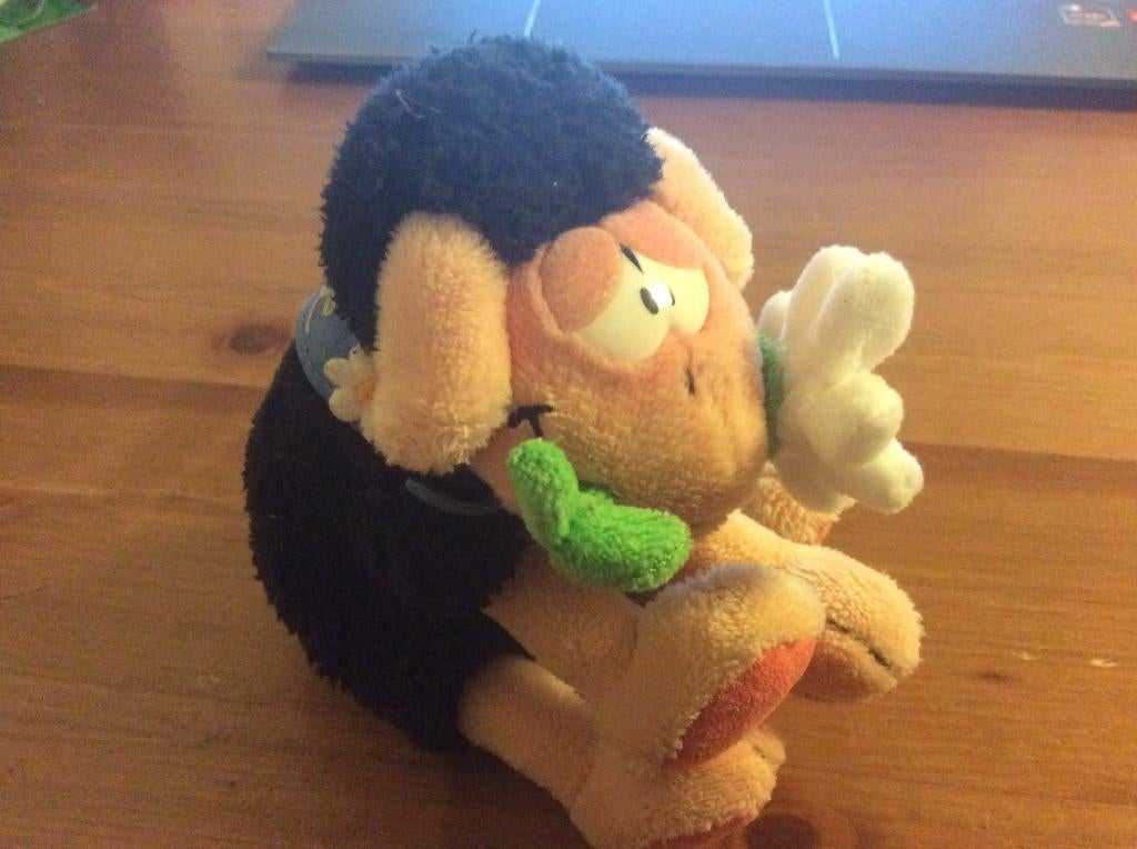 Diddl Wollywell knuffel. met bloem. 13 x 11 cm, Ophalen of Verzenden, Gebruikt, Knuffel