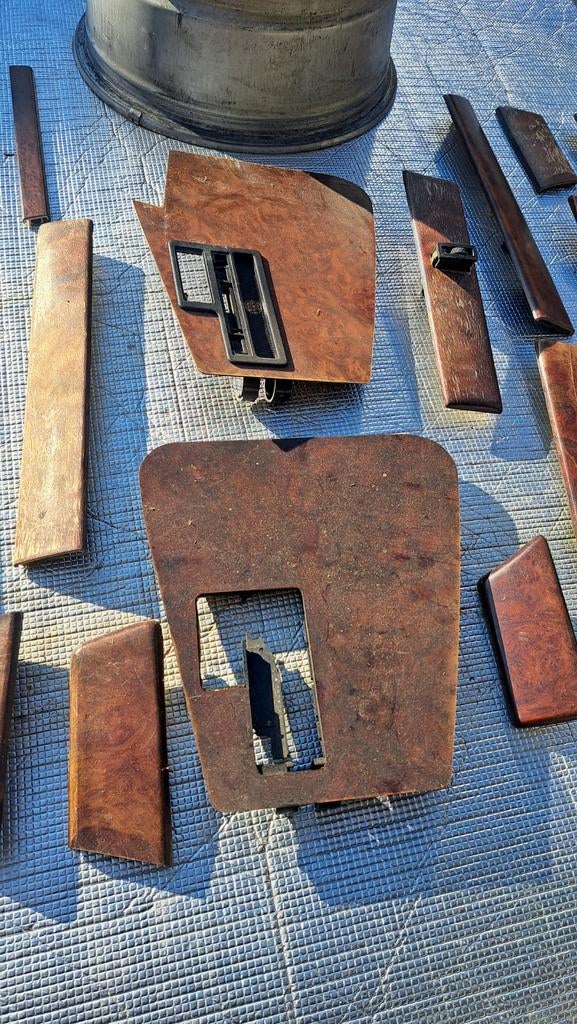 Bmw e32 hout inleg delen, Ophalen of Verzenden, BMW