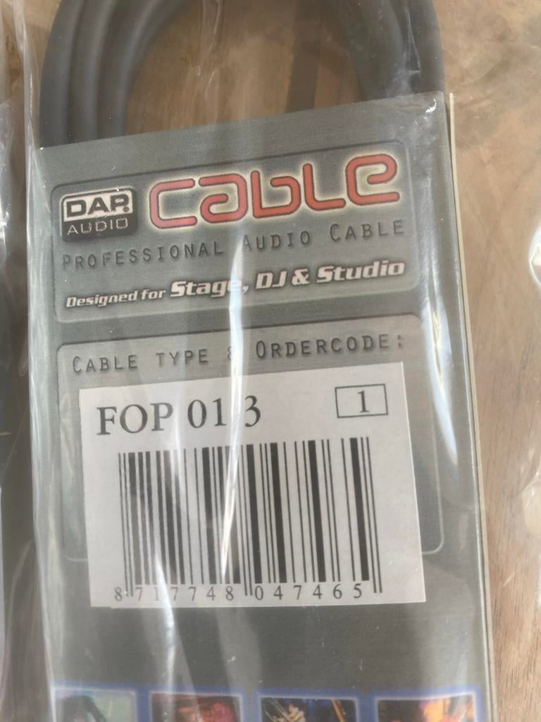 5x DAP FOP01 Toslink Optische Kabel 3m - Nieuw, Nieuw, Ophalen of Verzenden, Nvt, Apparatuur