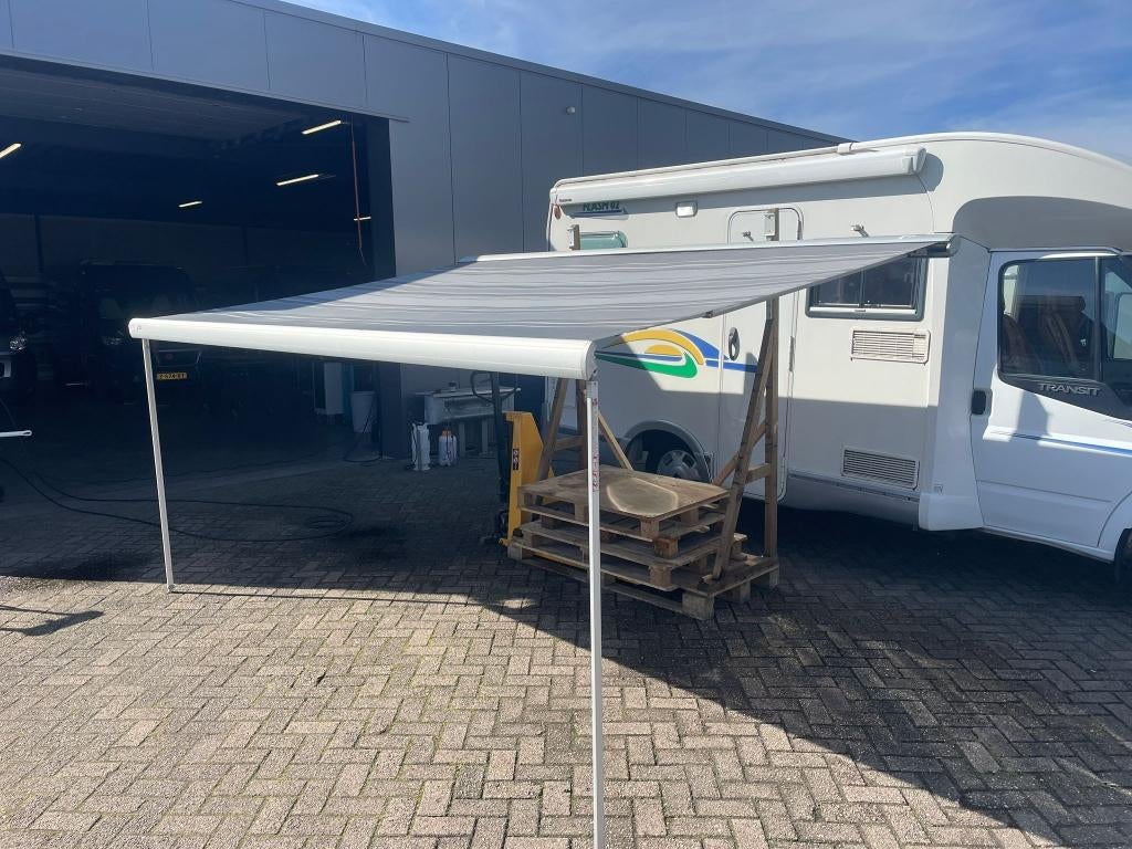 Fiamma F65 Titanium luifel 3.70Mtr, Ophalen, Gebruikt, /, /