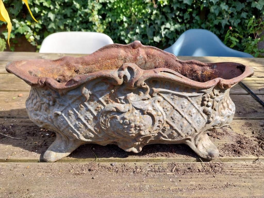 Antieke goetijzeren pot, Dieren en Toebehoren, Schildpad