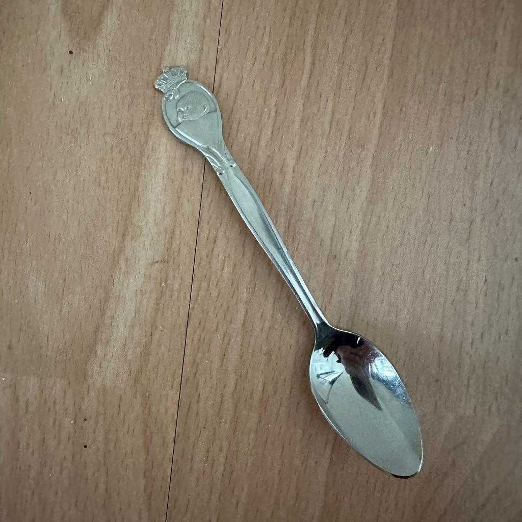 Theelepel, geboorte Willem-Alexander, Ophalen of Verzenden