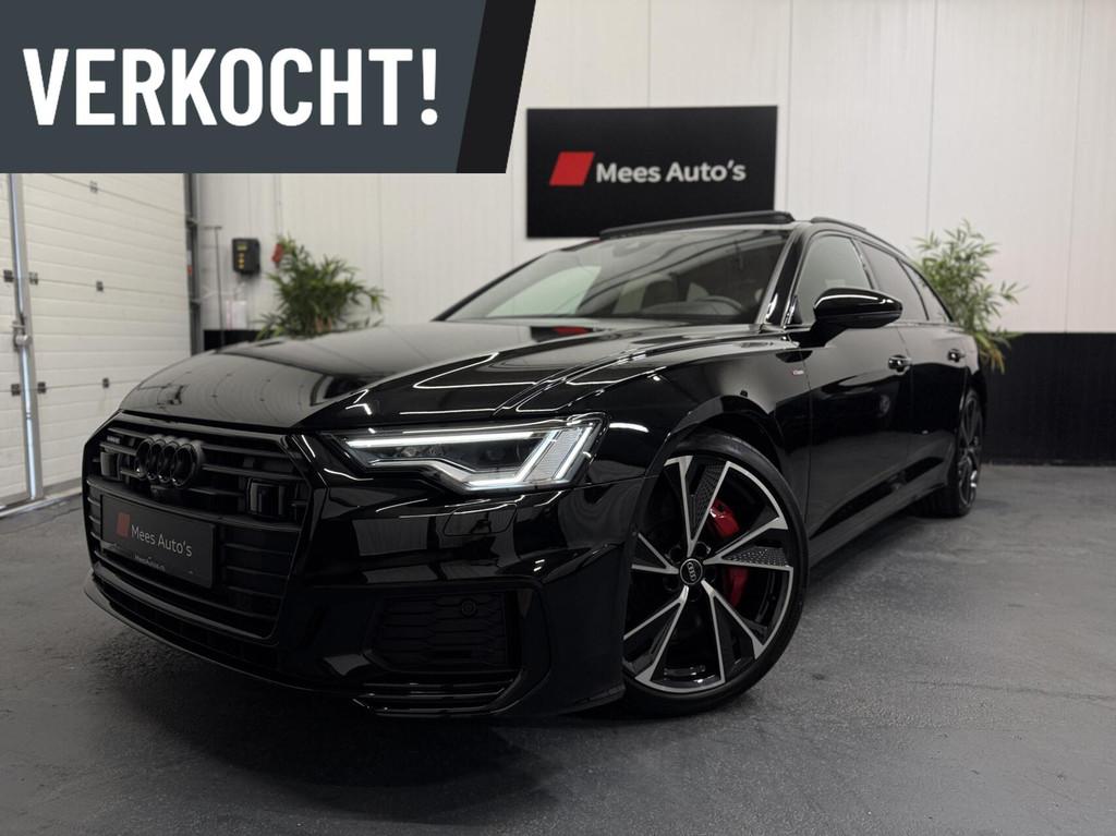 Audi A6 Avant 55 TFSI e quattro Competition|Pano|RS|HUD|B&O|, Gebruikt, 4 cilinders, Zwart, Vierwielaandrijving