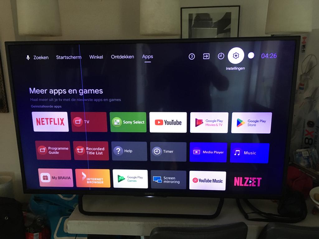 Sony 49 inch 4K Android smart tv, Ophalen, 50 Hz, Zo goed als nieuw, Sony