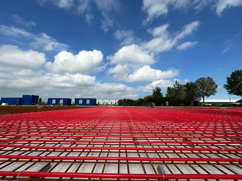 Vloerverwarming Bedrijfspanden & Hallen Specialist, Doe-het-zelf en Verbouw, Verwarming en Radiatoren, Nieuw, Overige typen, Minder dan 30 cm