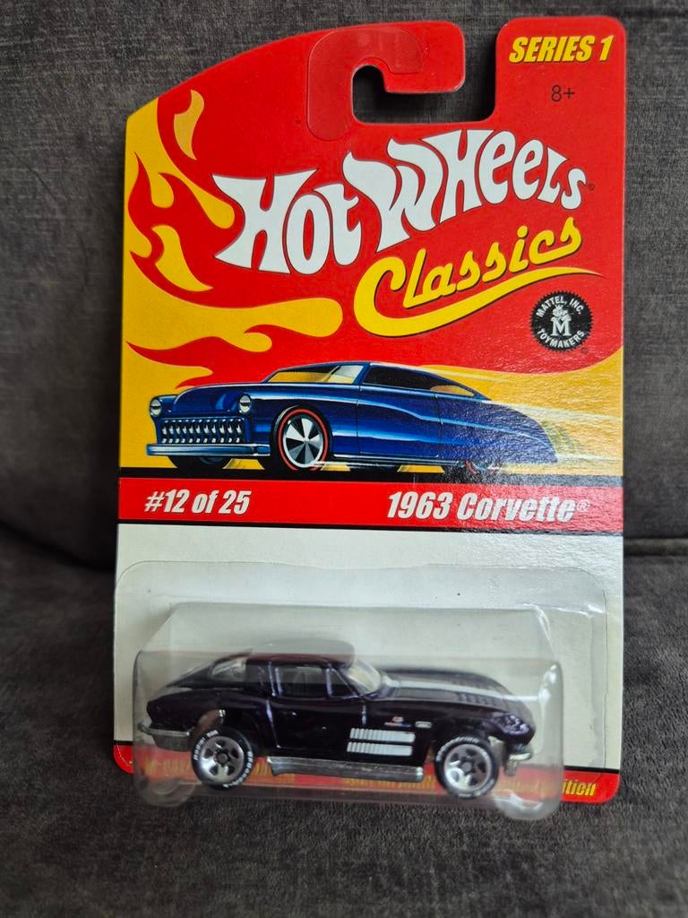 Hot Wheels Classics 1963 Corvette, Ophalen of Verzenden, Nieuw, Auto